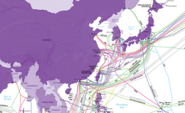 2019全球海底光缆分布图